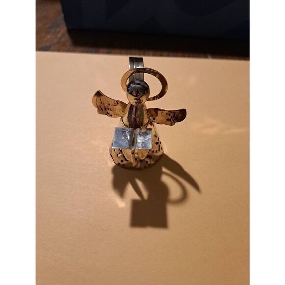 Vintage International Silver Company Silver Plated Two Tone Angel Napkin Rings - Picture 2 of 12